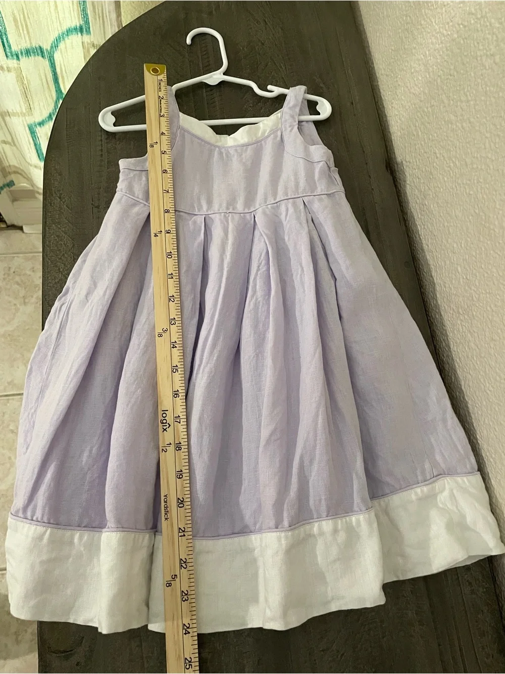 Vintage Janie and Jack linen dress